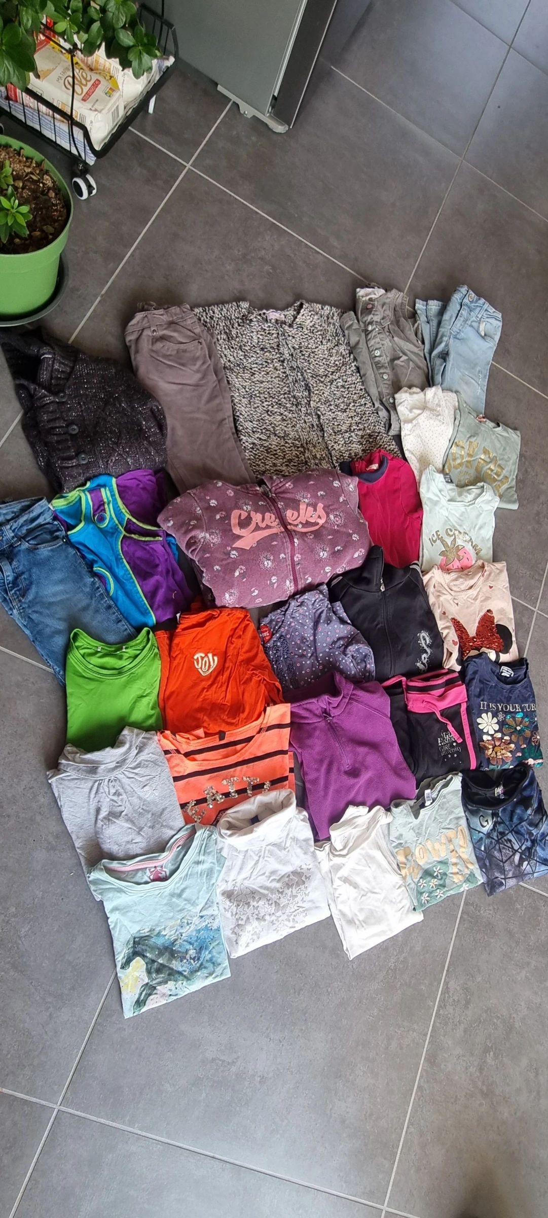 Lot vêtements fille 